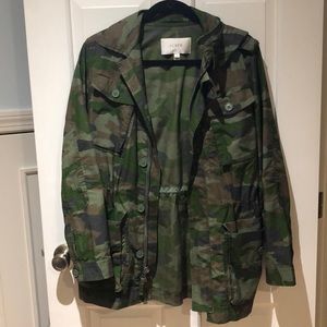 J. Crew Camo Jacket